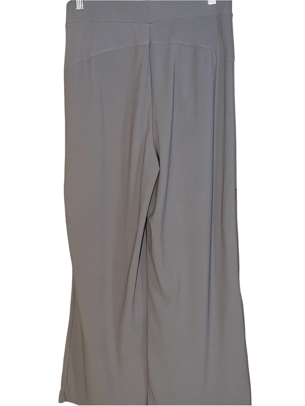 Halara Flex High MicroWaffle Waisted Tummy Control with Wide Leg Gray Pants - Picture 6 of 7